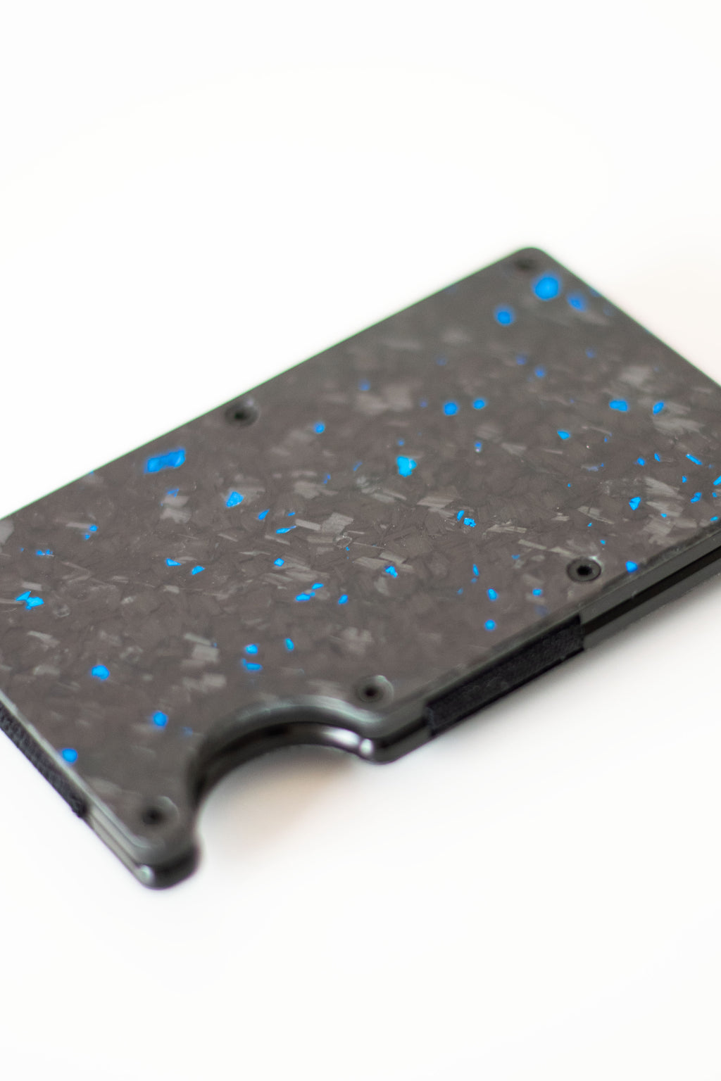 Billetera Triune Fibra de Carbón Ocean Blue