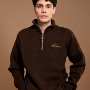Brown Halfzip